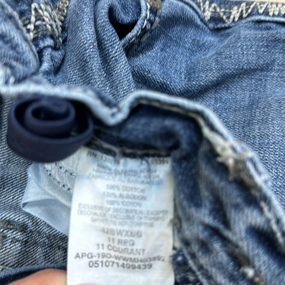 Boys Retro Wrangler Blue Jeans Bootcut Jeans Adjustable Waist - Picture 2 of 8